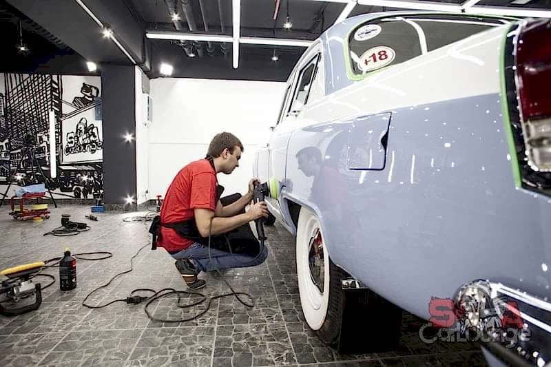 работа с порогами авто 