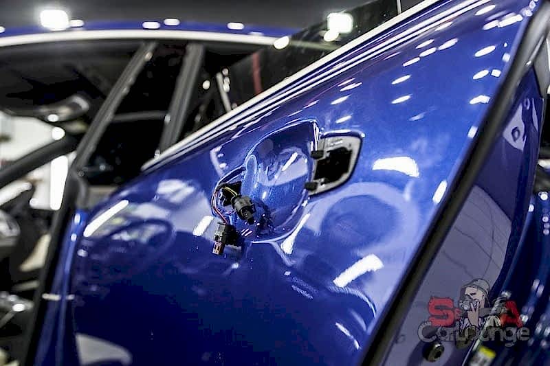 Антихром прозрачной матовой пленкой на примере Audi S7