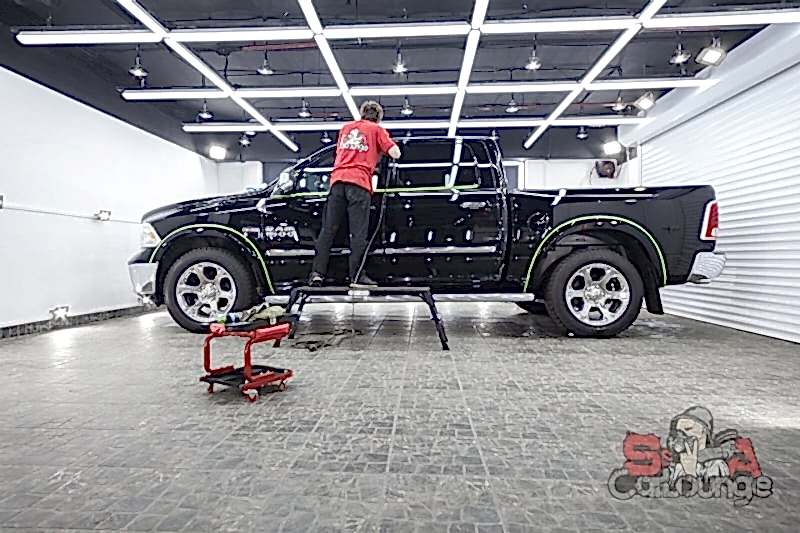 Dodge Ram Восстановление ЛКП и последующая полная оклейка в SunTek PPF