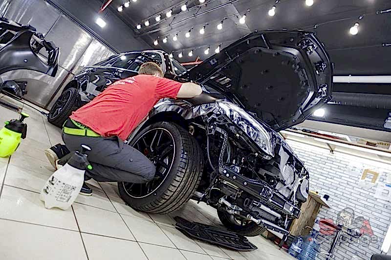 Mercedes-Benz GLE 63s AMG полная оклейка в SunTek PPF Matte