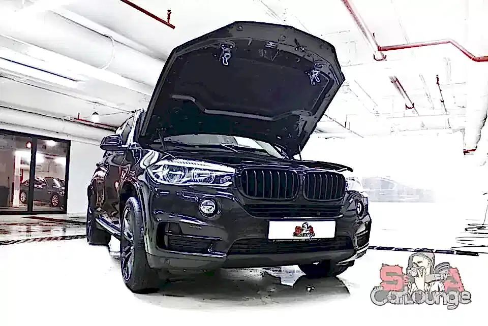 Мойка дизельного двигателя паром BMW X5