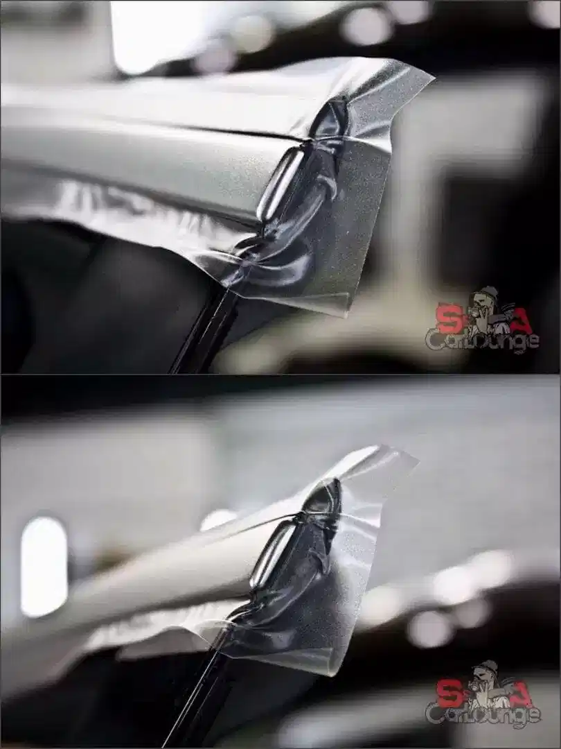 Оклейка оконных молдингов автомобиля Skoda Superb в Москве