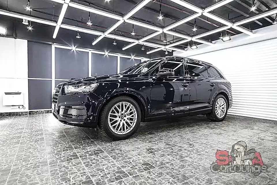 Полная оклейка Audi Q7 полиуретановой пленкой SunTek PPF