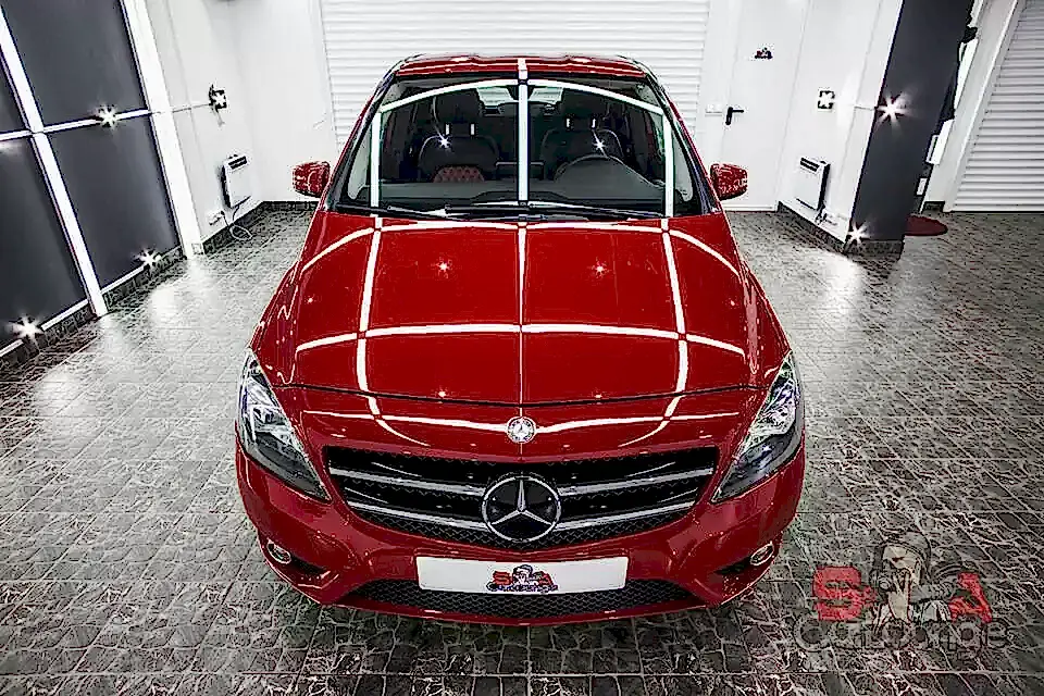 Комплекс работ для Mercedes B-Class. Восстановление экстерьера и интерьера с последующей защитой
