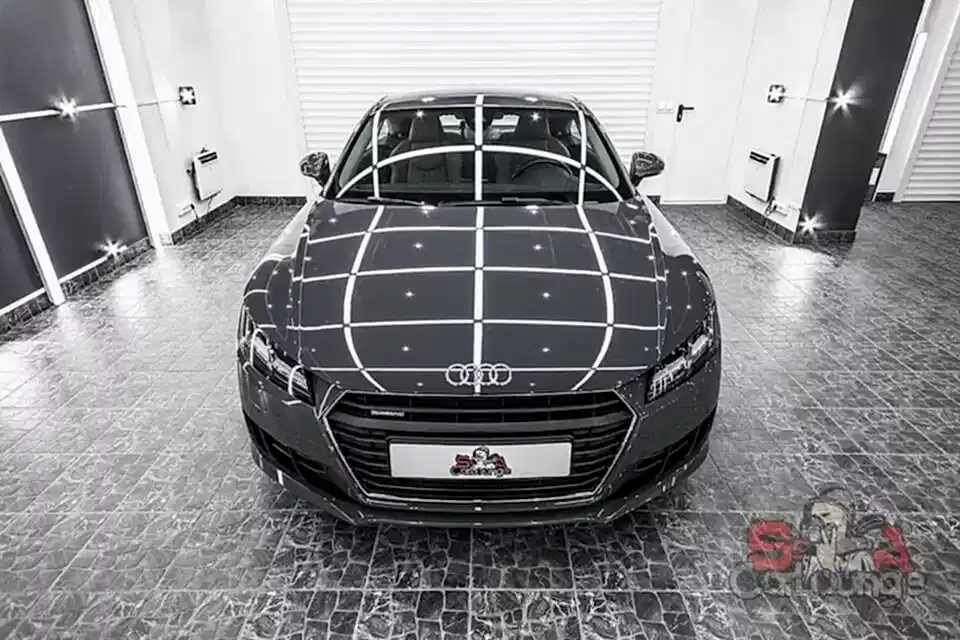 Восстановительная полировка и защита ЛКП кварцевым покрытием Cquartz UK Audi TT 8S