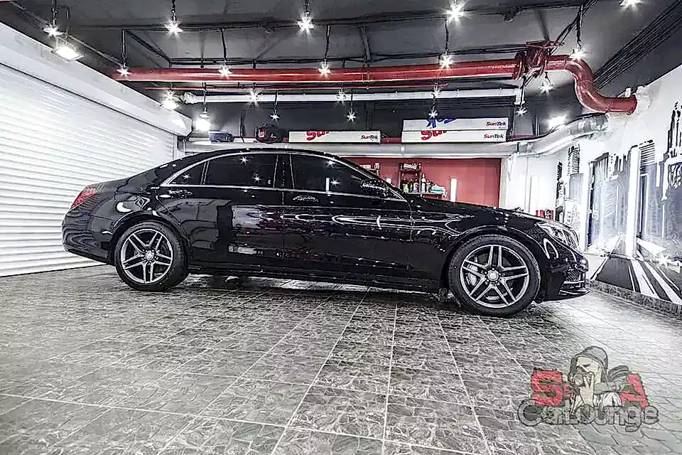 Полировка и защита кузова керамикой - Mercedes-Benz S-klasse W222