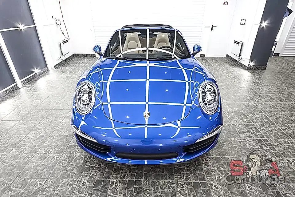 Детейлинг Porsche 911 Targa: полировка, защита кузова керамикой, бронирование фар и антидождь
