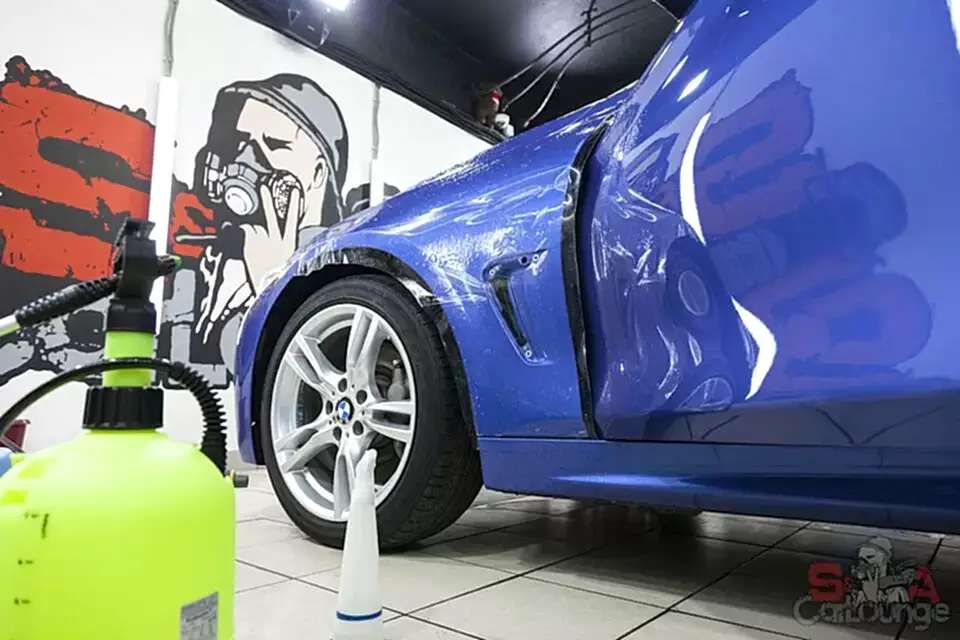 BMW 435 Восстановительная полировка кузова с последующей защитой SunTek PPF и керамикой