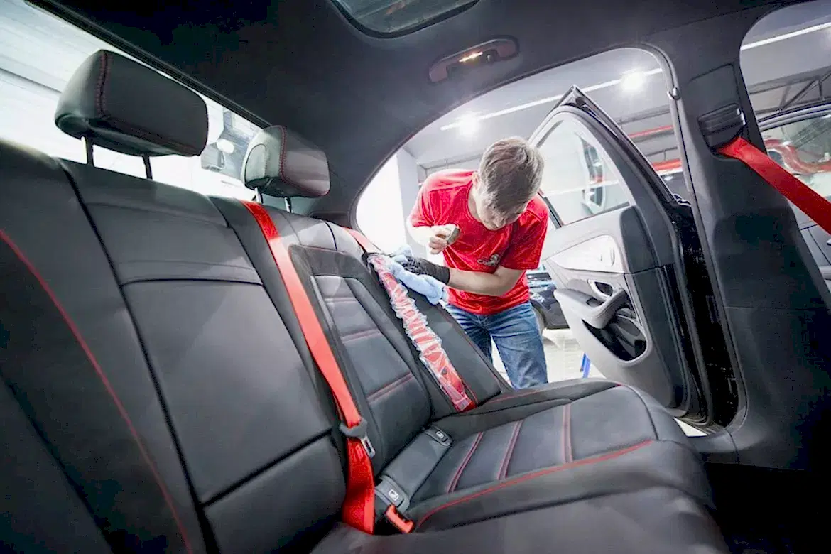 Защита кожи салона автомобиля