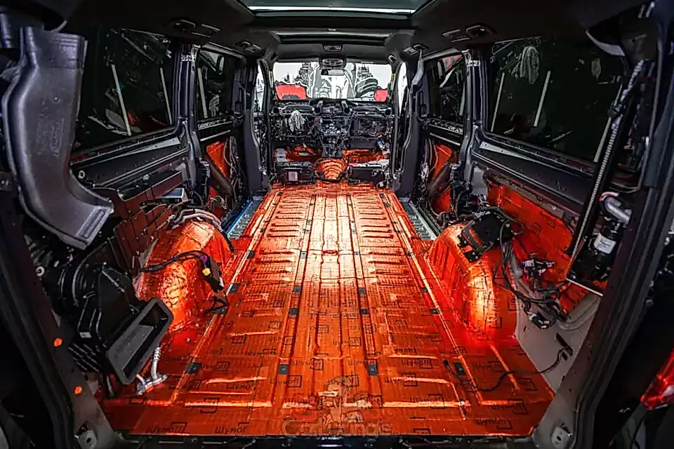 Полная шумоизоляция Mercedes-Benz V-Сlass