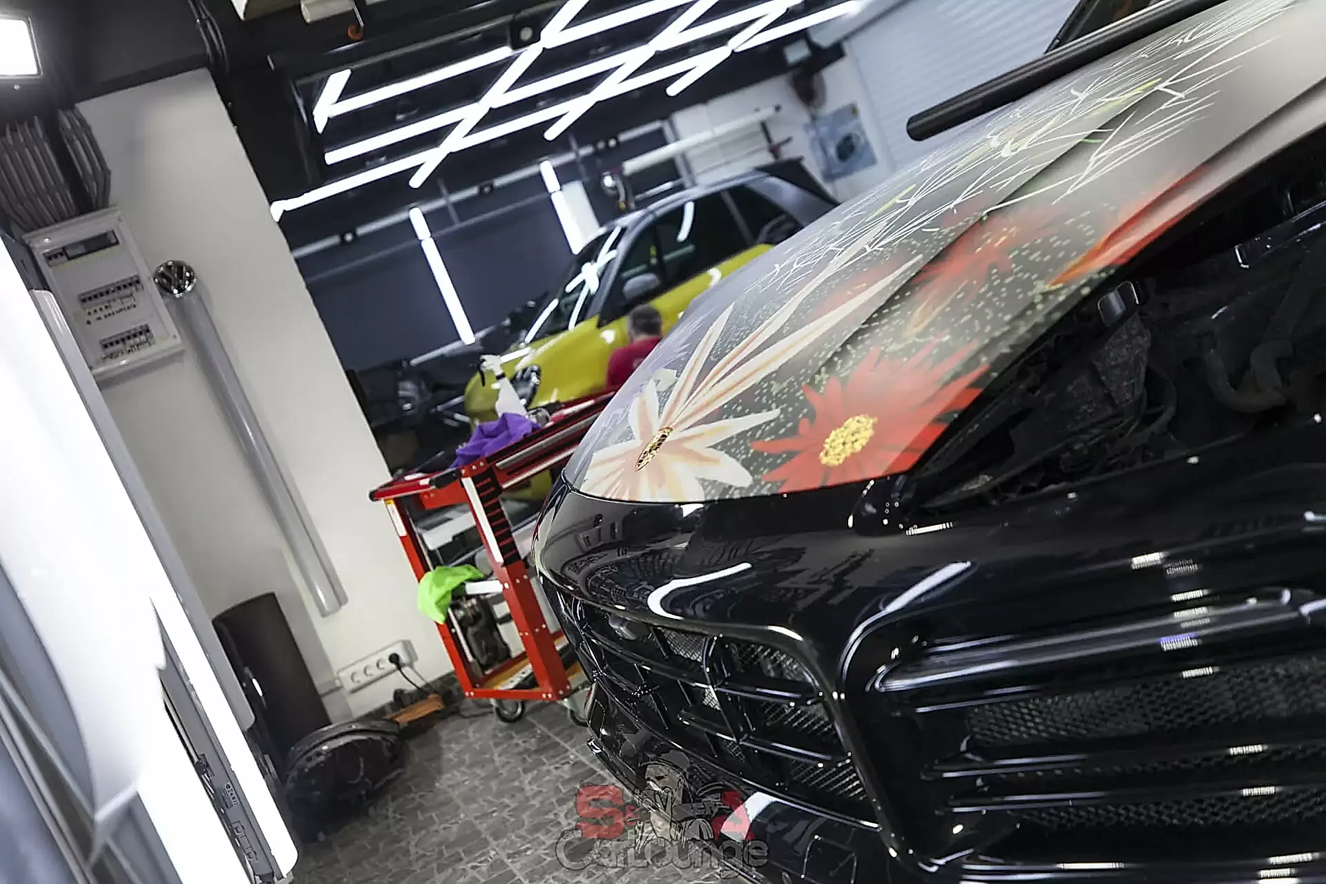 Винилография для Porsche Cayenne